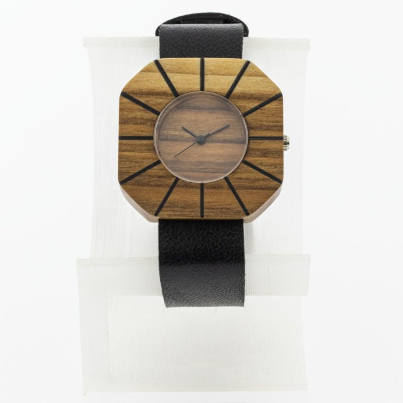 Dřevěné hodinky Art – Višeň z Brna • č. 00572