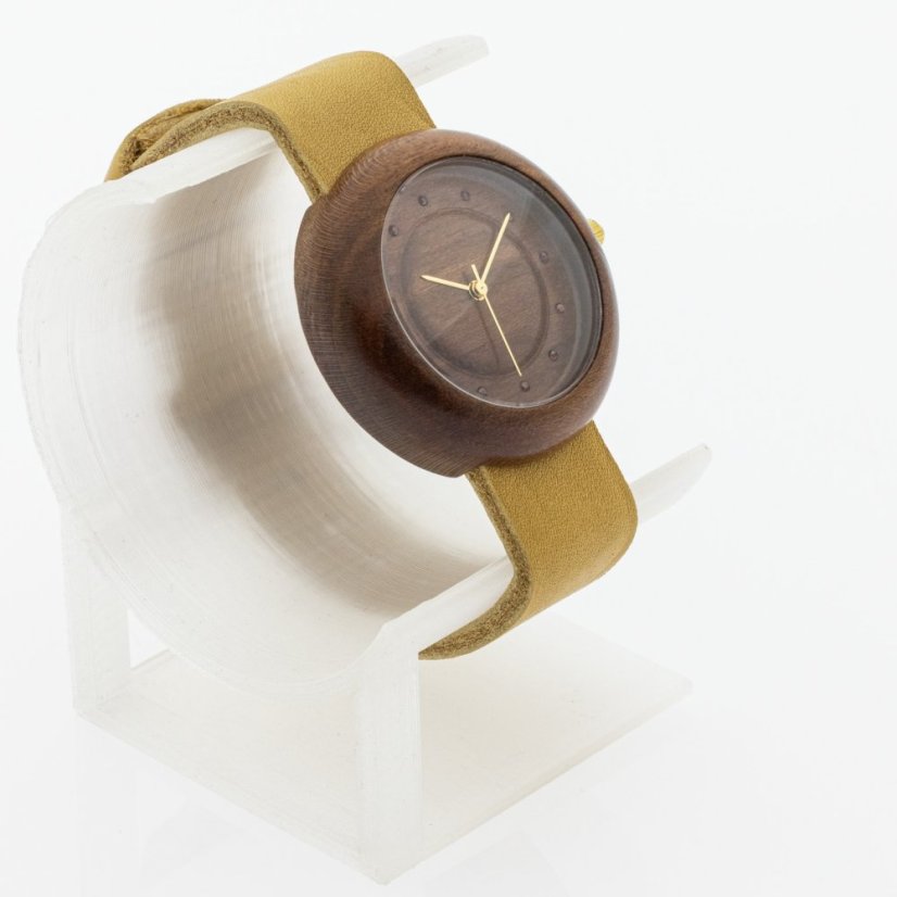 České dřevěné hodinky Jas H00527 Bluma