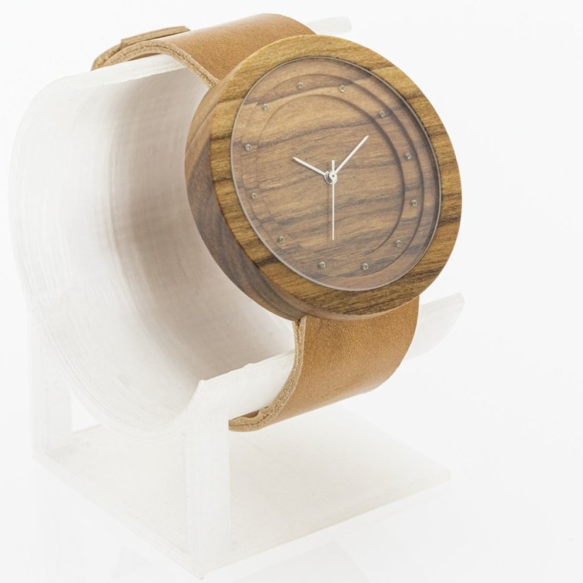 České dřevěné hodinky Excelsior H00570 Višeň