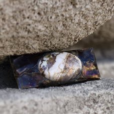 Autorská cínovaná brošňa – Maľuje Jackson  Pollock S0426