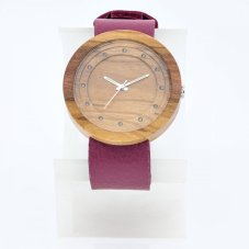 České dřevěné hodinky Excelsior H00358 Slivoň Bluma