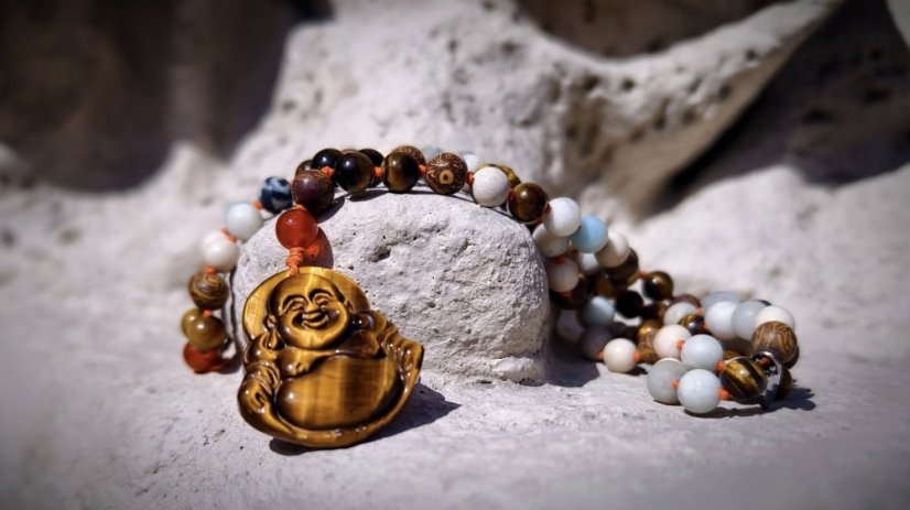 Náhrdelník - Boho Mala - Váš osobní šperk S0709