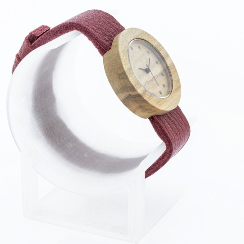 České dřevěné hodinky Alfa H00469 Javor