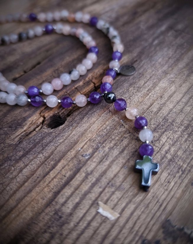 Náhrdelník - Boho Mala - Váš osobní šperk S0792