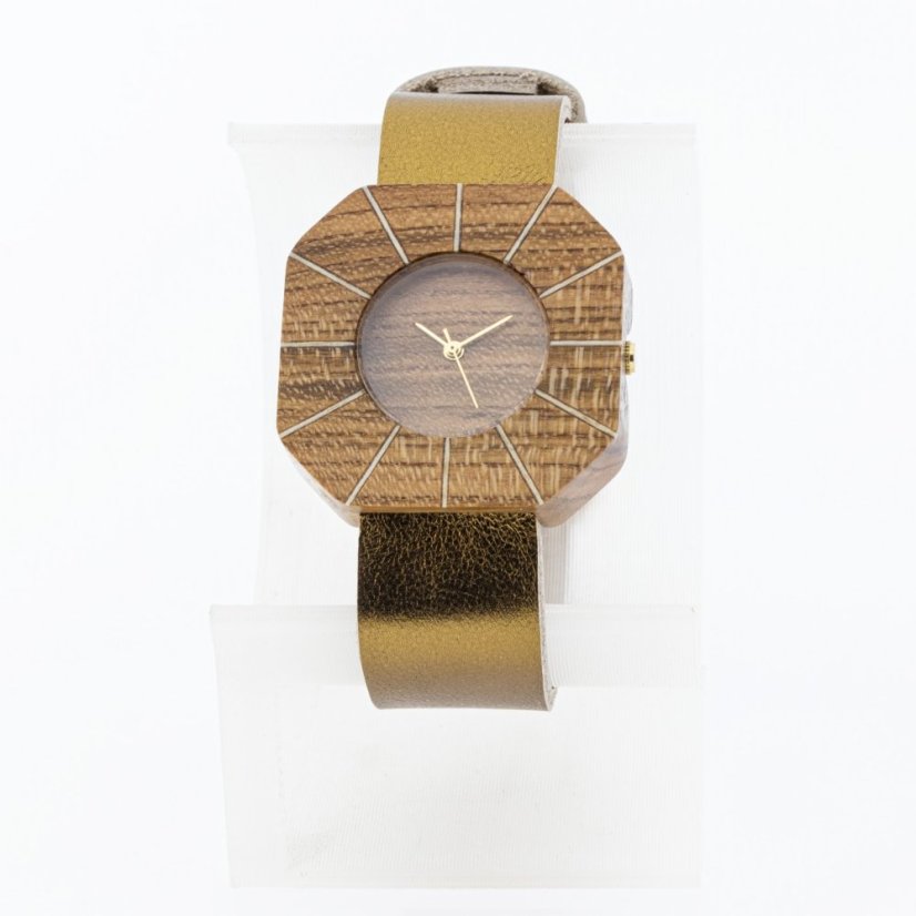 Drevené hodinky Art – Marhuľa z Brna • č. 00501