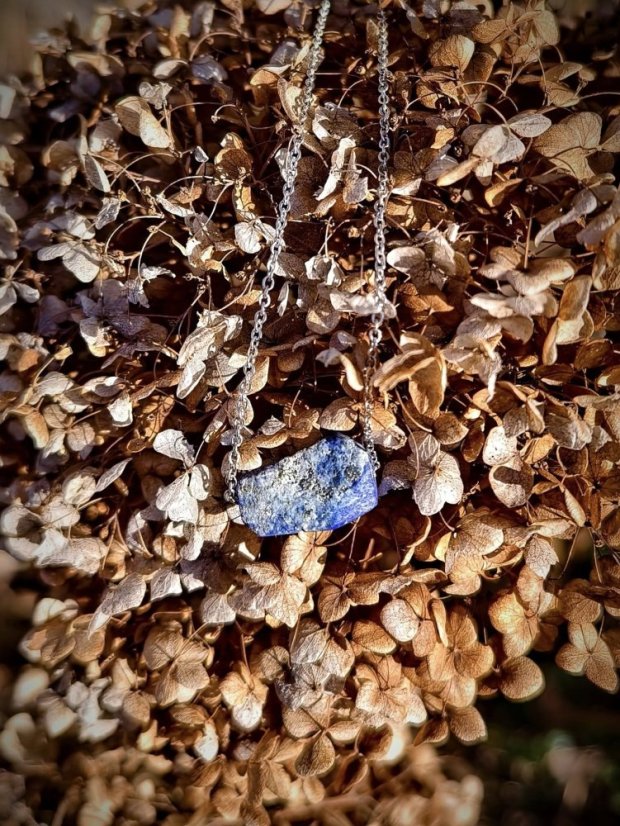 Náhrdelník minerální - Lapis lazuli - S0302