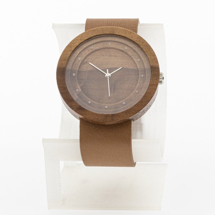 České dřevěné hodinky Excelsior H00473 Hruška