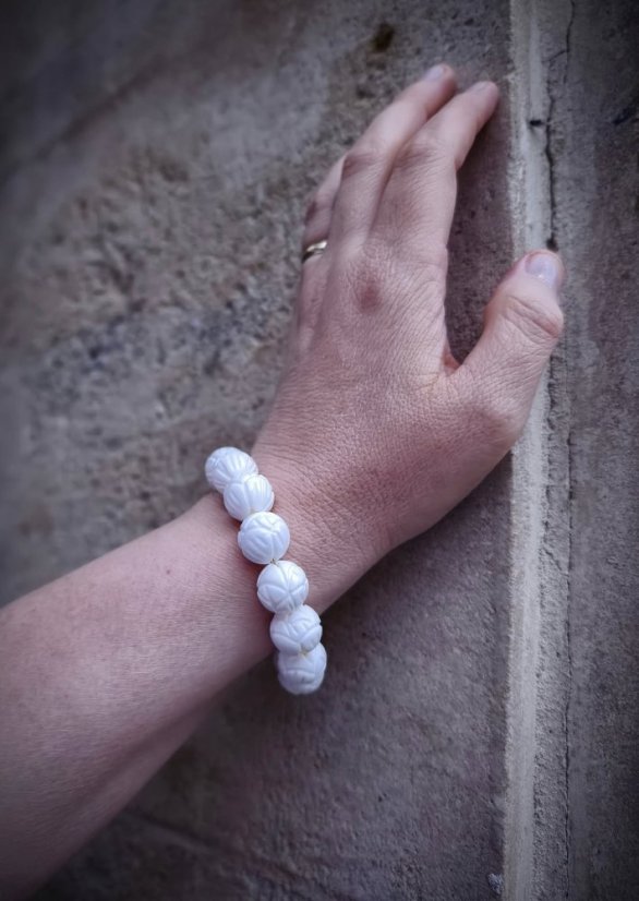 Sada minerální - Mušlovina s perlou S0783