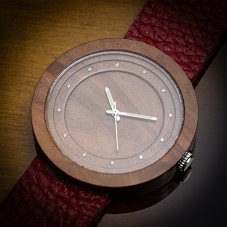 České drevené hodinky Excelsior H00398 Hruška