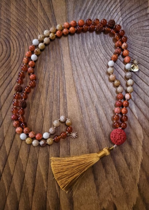 Náhrdelník - Boho Mala - Váš osobní šperk S0295