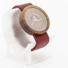 České drevené hodinky Excelsior Moon H00505 Hruška