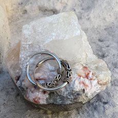 Náušnice kruhy - striebro 925/1000 S0057