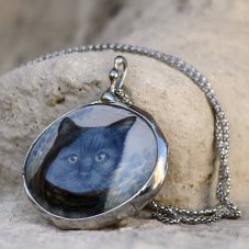 Náhrdelník cínový -  Moje šťastie S1017