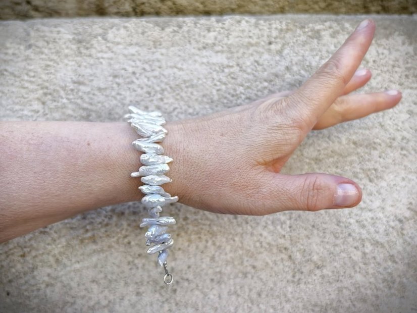 Súprava minerálov - Riečna perla Biwa S0806