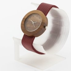 České dřevěné hodinky Alfa H00475 Hruška