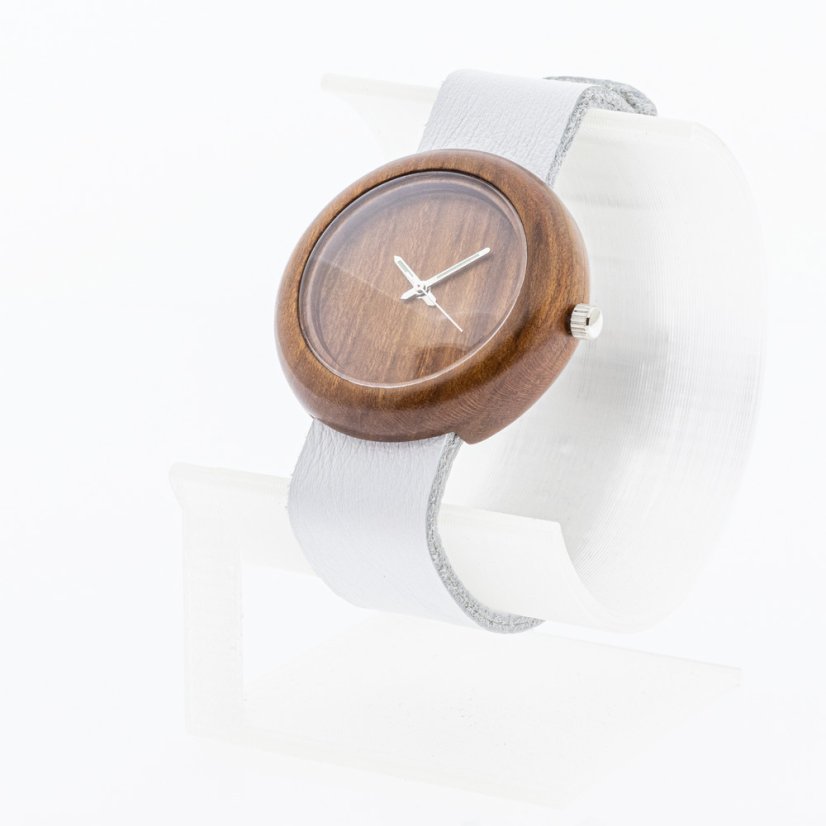 České dřevěné hodinky Jas H00154 Slivoň Bluma