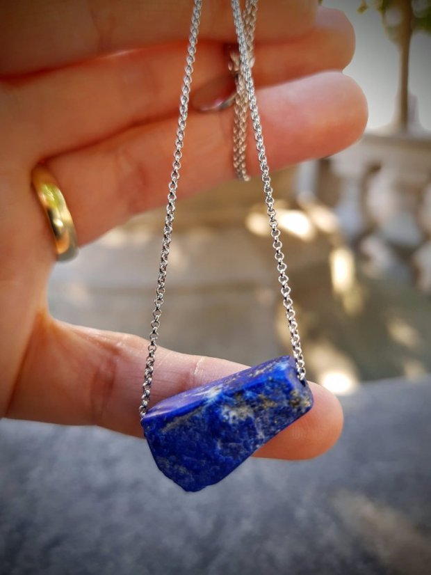 Náhrdelník minerální - Lapis lazuli - S0302