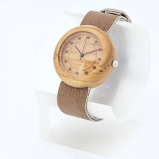 České dřevěné hodinky Jas H00361 Slivoň Bluma