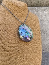 Náhrdelník - Velká Paua Mušle S0621