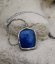 Autorský cínovaný náhrdelník - Lapis lazuli S0546