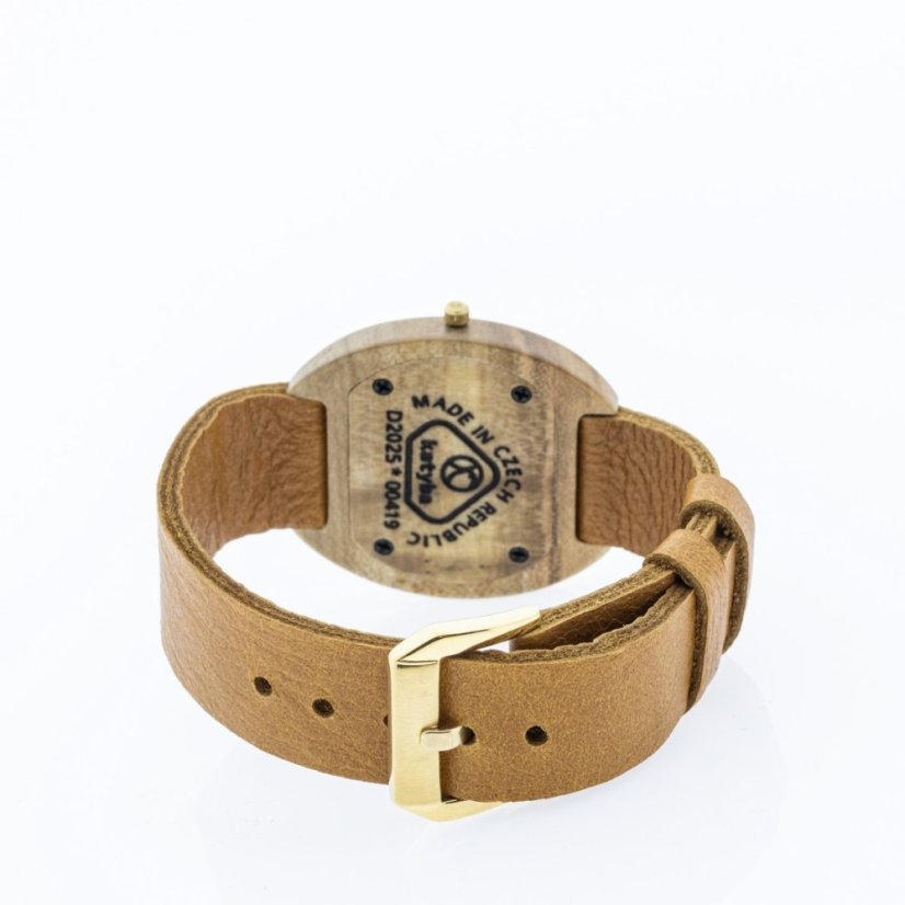 České drevené hodinky Club H00419 Javor