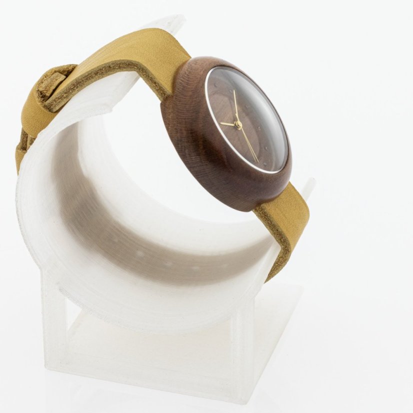 České dřevěné hodinky Jas H00527 Bluma