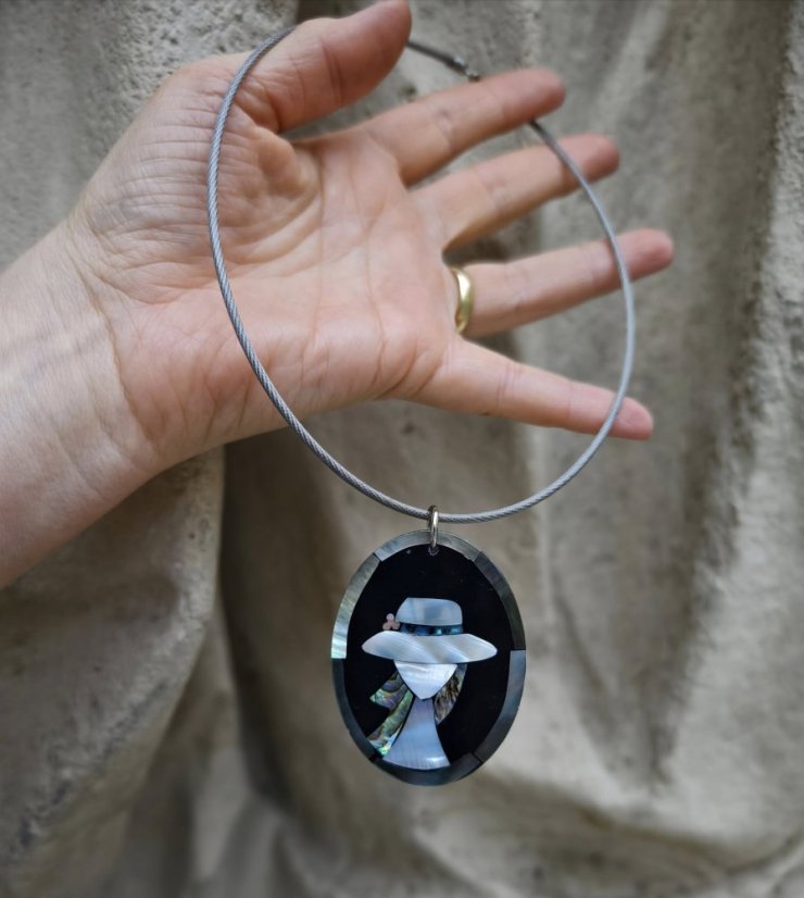 Náhrdelník - Medailón portrét S0745