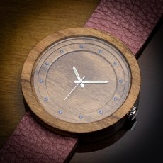 České drevené hodinky Excelsior H00389 Višňa