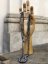 Náhrdelník perlový - Coco Chanel dlouhé modré 120 cm S0805