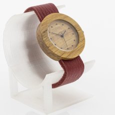 České dřevěné hodinky Jalta H00477 Javor