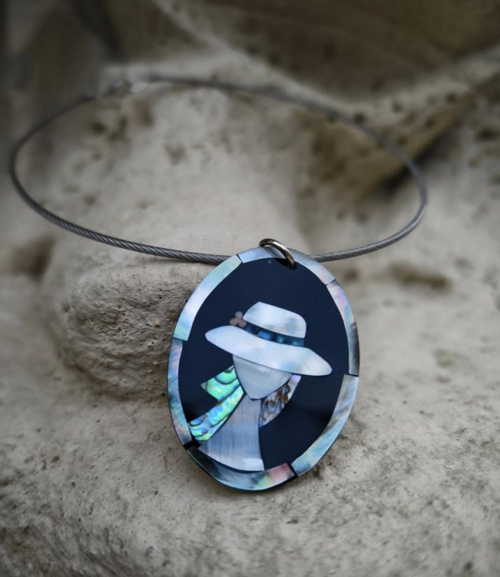 Náhrdelník - Medailón portrét S0745