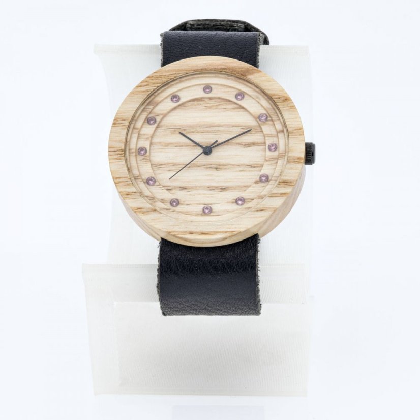 České dřevěné hodinky Excelsior H00362 Jasan