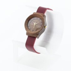 České dřevěné hodinky Union H00455 Slivoň Bluma