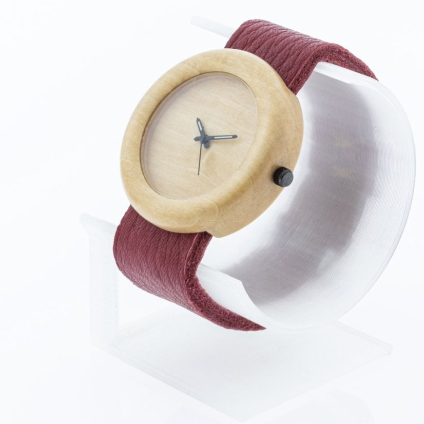 České drevené hodinky Orania H00461 Habr