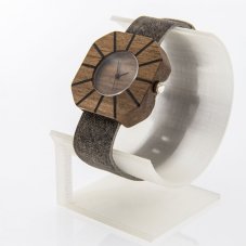 České dřevěné hodinky Art H00289 Ořech