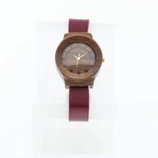 České dřevěné hodinky Union H00455 Slivoň Bluma