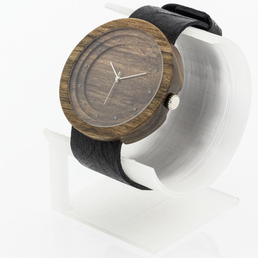Drevené hodinky Excelsior – Orech z Brna • č. 00561