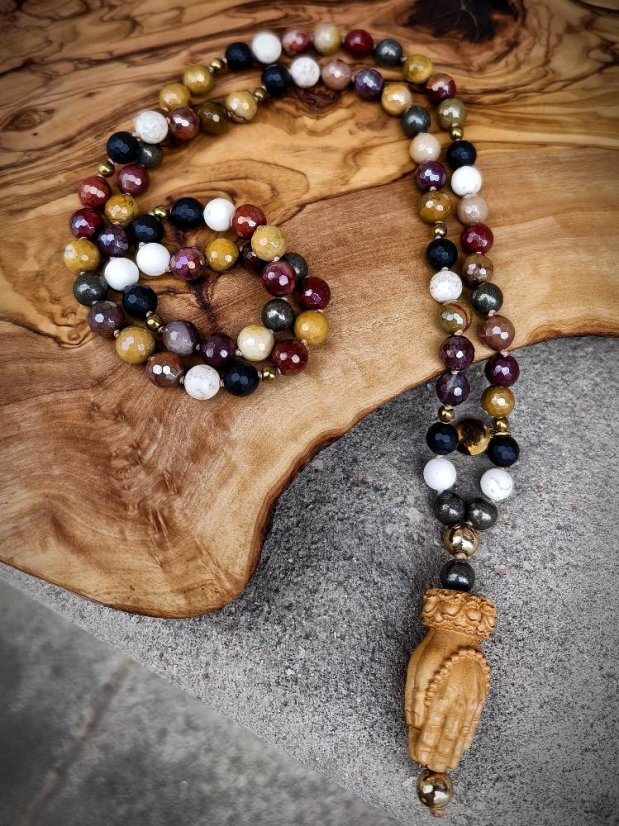 Náhrdelník - Boho Mala - Váš osobní šperk S0774