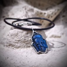 Náhrdelník minerální - Buddha Labradotit  S0711