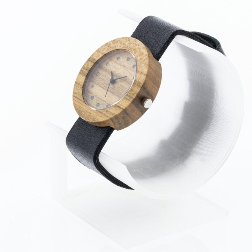 České dřevěné hodinky Alfa H00467 Višeň