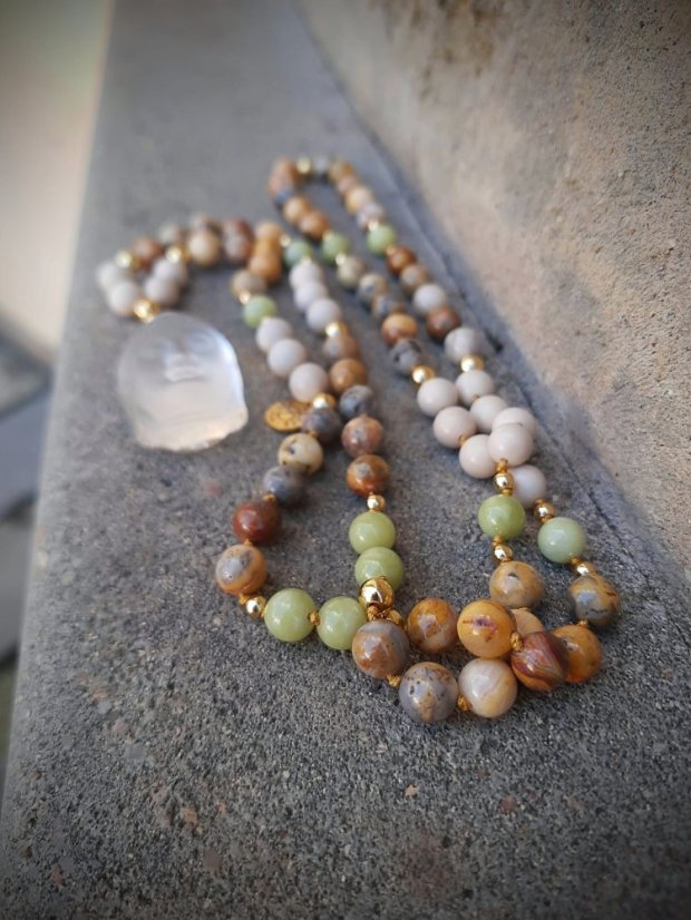 Náhrdelník - Boho Mala - Váš osobný šperk S0438