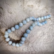 Náhrdelník minerál - Akvamarín AAA S0846