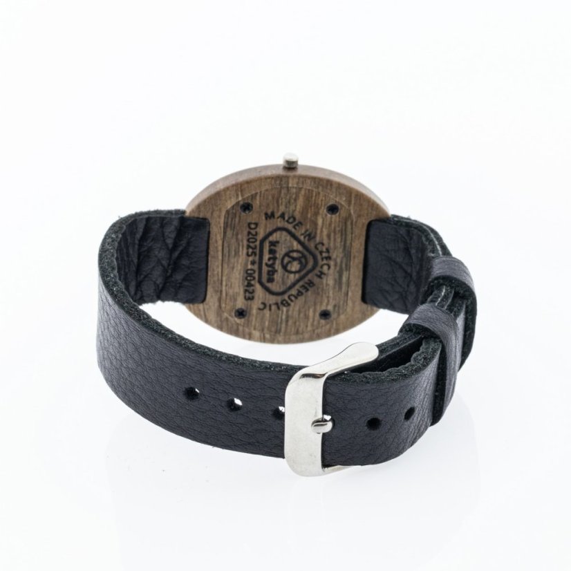 České dřevěné hodinky Club H00423 Ořech