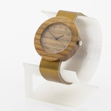 České dřevěné hodinky Jalta H00480 Višeň