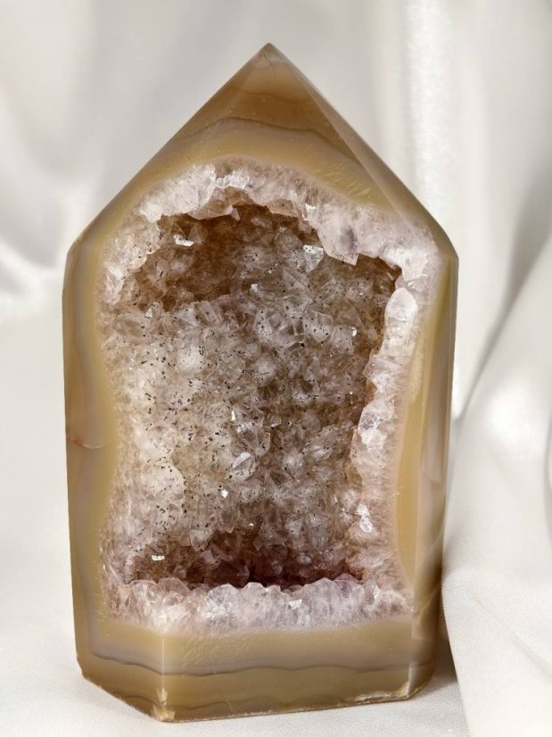 Surové minerály - Achát - kaplička  SM0593