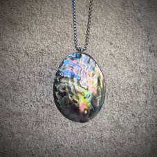 Náhrdelník - Velká Paua Mušle S0621