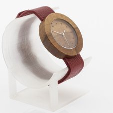 České dřevěné hodinky Jalta H00474 Hruška