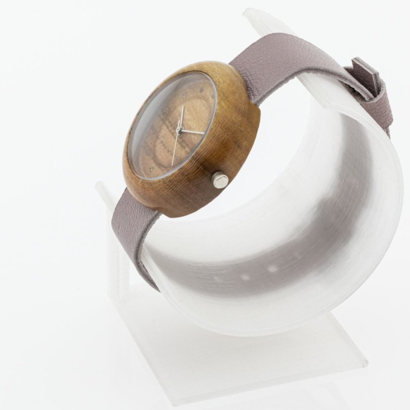 České dřevěné hodinky Jas H00531 Bluma