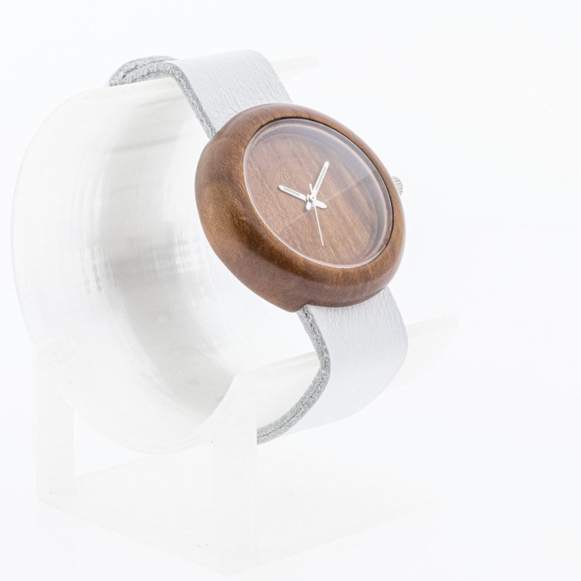 České dřevěné hodinky Jas H00154 Slivoň Bluma