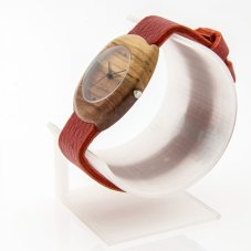 České dřevěné hodinky Club H00331 Slivoň Bluma